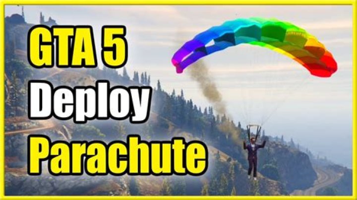 How to use parachute in gta 5 ps3