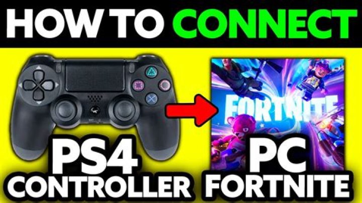 How to use ps4 controller on pc fortnite