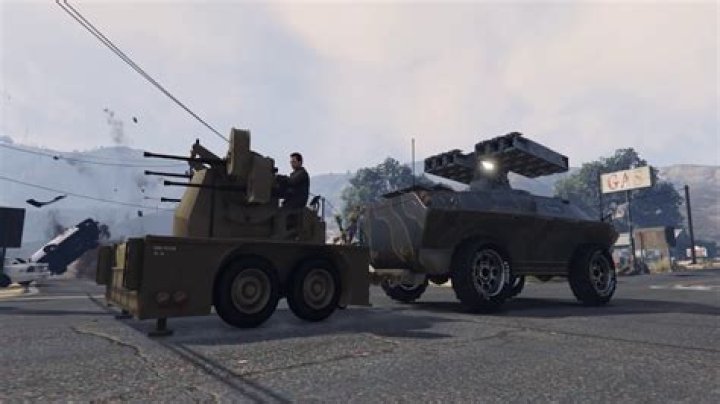 How to use the anti aircraft trailer in gta 5
