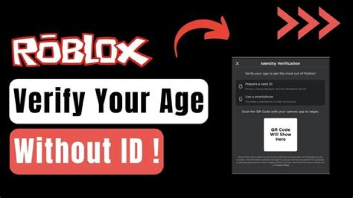 How to verify age in roblox without id