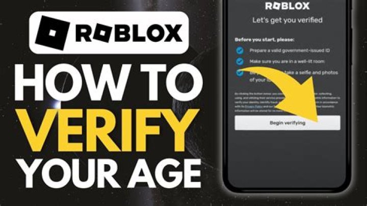 How to verify your age on roblox