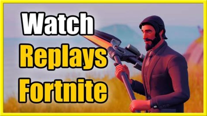 How to watch replays in fortnite