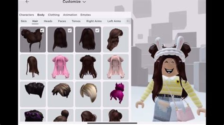 How to wear more than one hair on roblox mobile