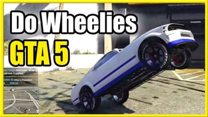 How to wheelie a car in gta 5