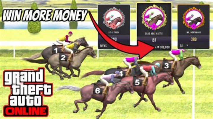 How to win the horse race in gta 5