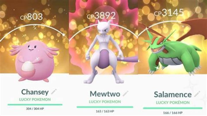 In pokemon go what is a lucky pokemon
