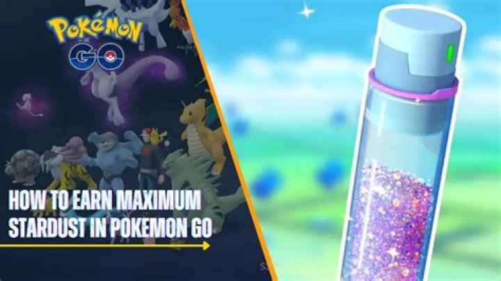 Pokemon go how to earn stardust