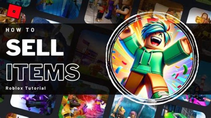 Roblox how to sell items