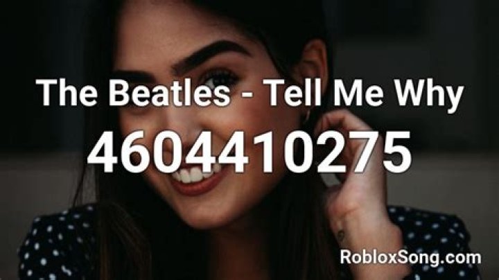 Tell me why roblox id