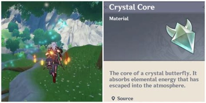 What are crystal cores used for genshin impact
