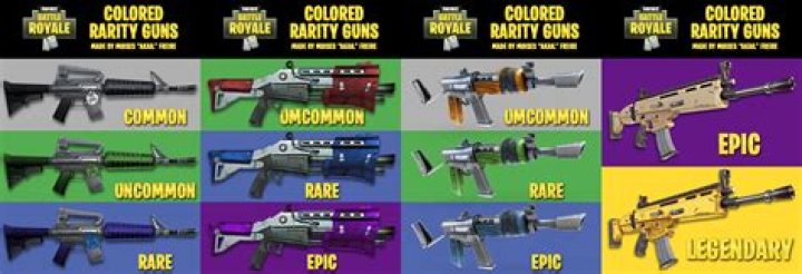 What color is rare in fortnite