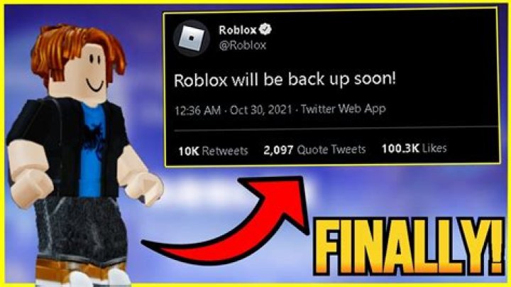 What day will roblox be back up