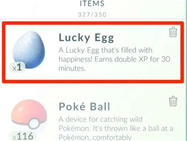 What does lucky egg do pokemon go