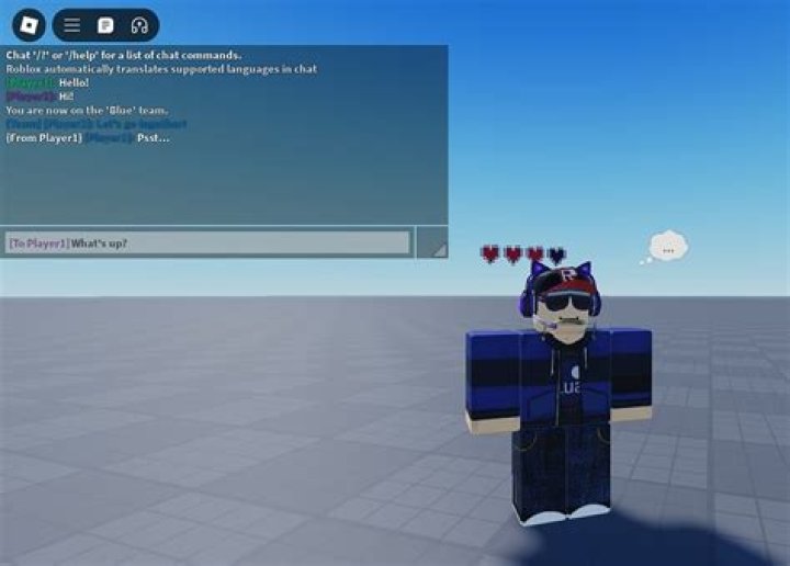 What does – mean in roblox chat