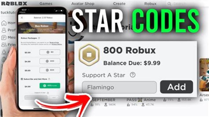 What does star codes do in roblox