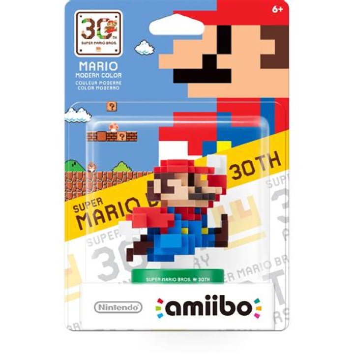 What does the 30th anniversary mario amiibo do