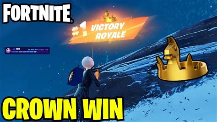 What does the crown on fortnite mean