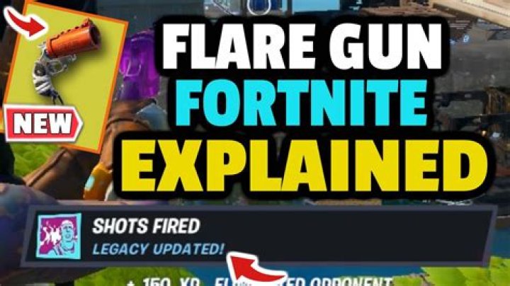 What does the flare gun do in fortnite