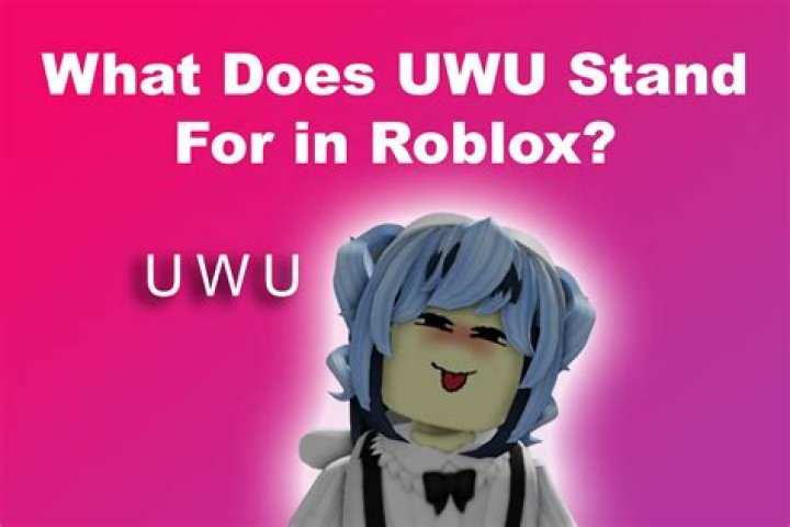 What does uwu mean on roblox