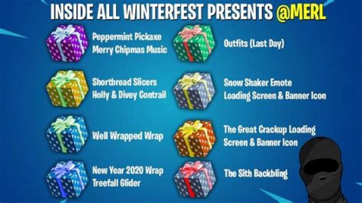 What is each present in fortnite
