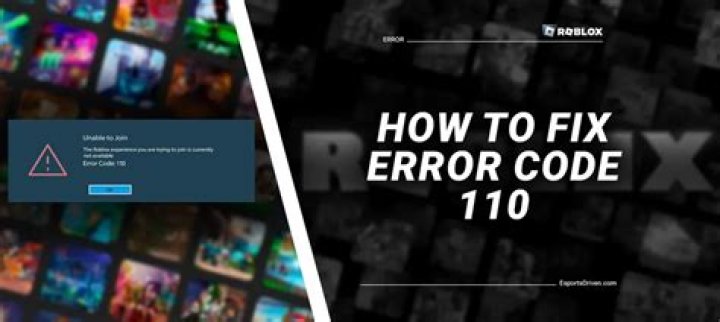 What is error code 110 on roblox