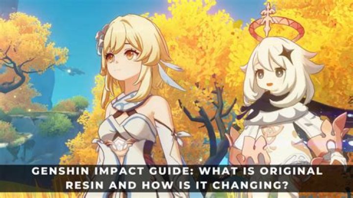 What is original resin genshin impact