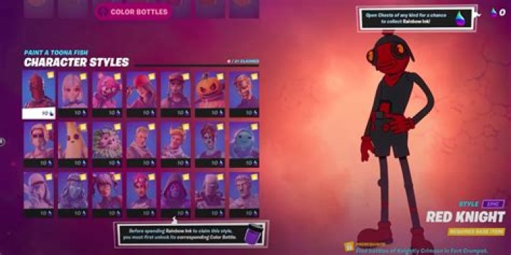 What is rainbow ink in fortnite