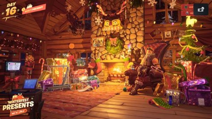 What is the 15th present fortnite