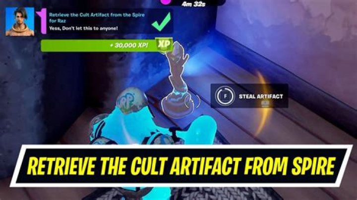What is the cult artifact in fortnite