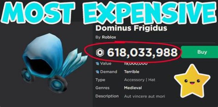 What is the most expensive thing in roblox