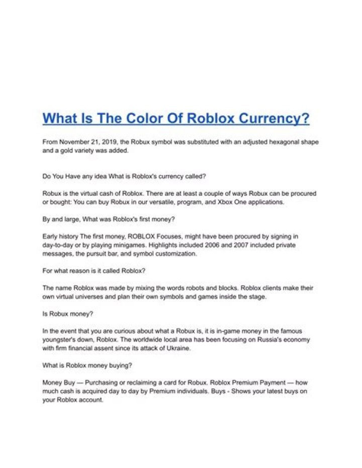What is the name of the old currency in roblox