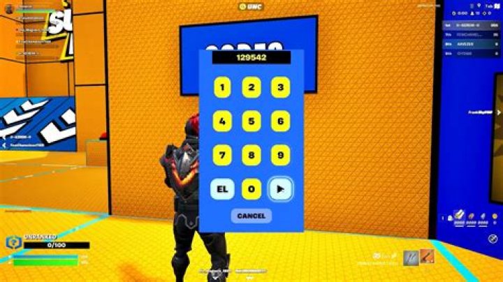 What is the pit code in fortnite