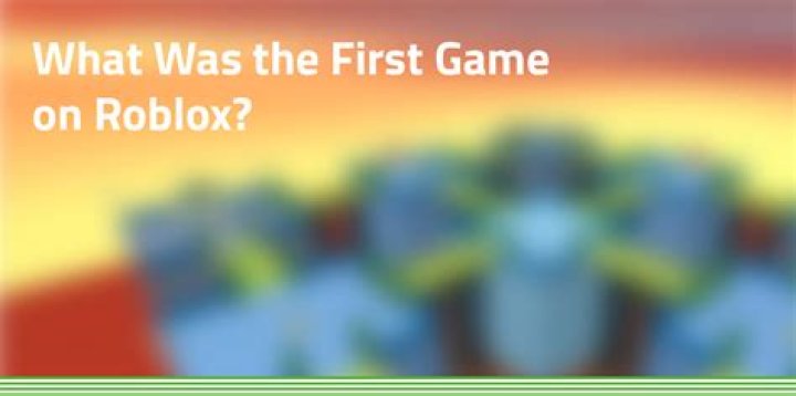 What was roblox first game