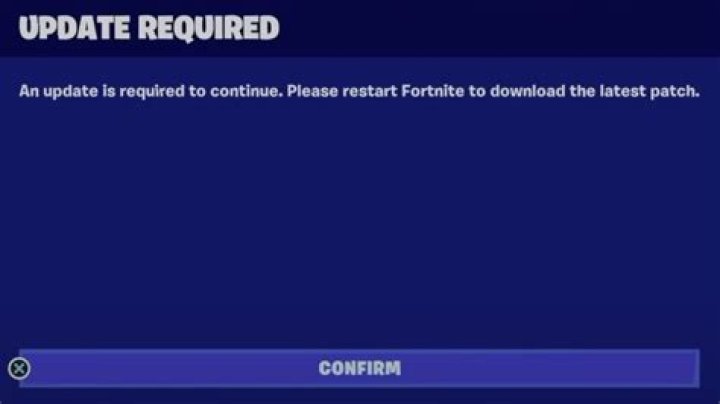 When is fortnite update