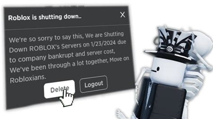 When is roblox getting shut down