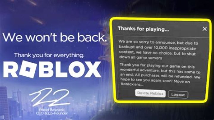 When is roblox gonna come back