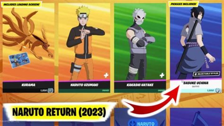When is the naruto skin coming back to fortnite