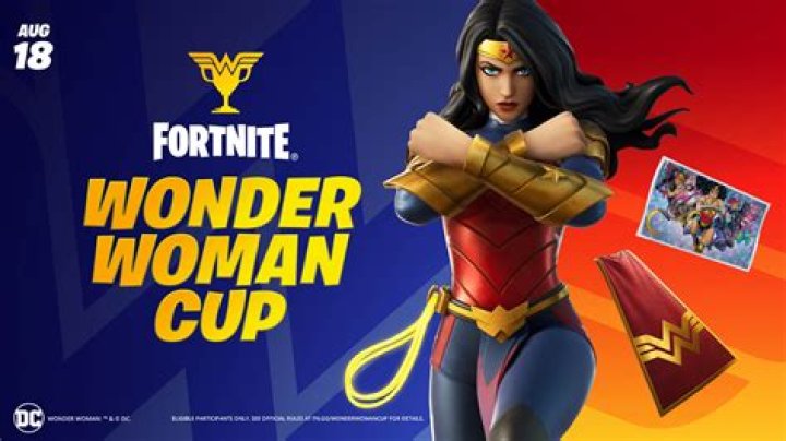 When is the wonder woman cup in fortnite