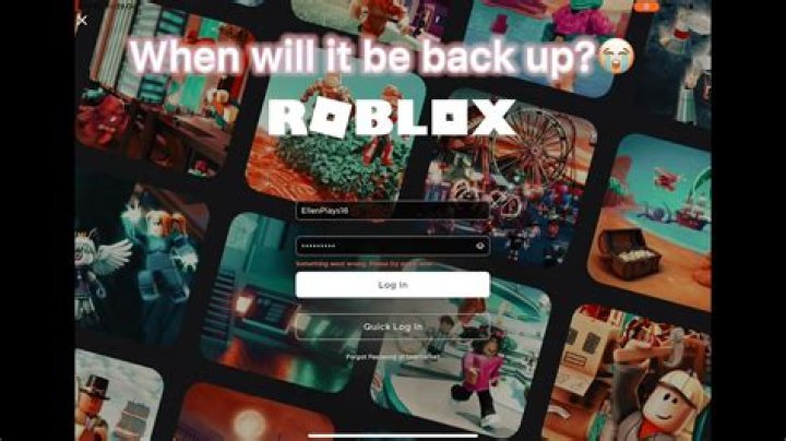 When will roblox be back up.