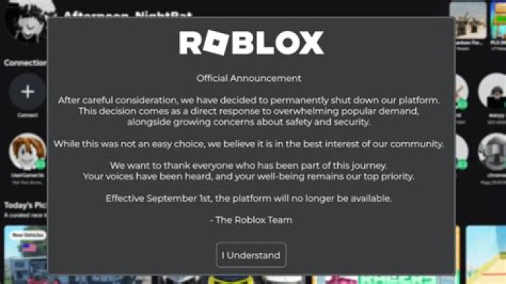 When will roblox be working again