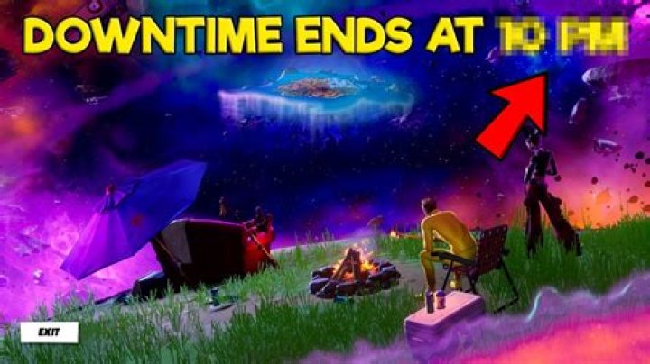 When will the downtime for fortnite end