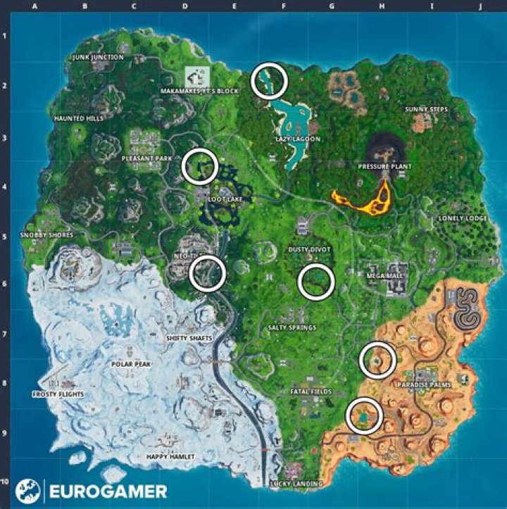 Where are all the beach parties in fortnite