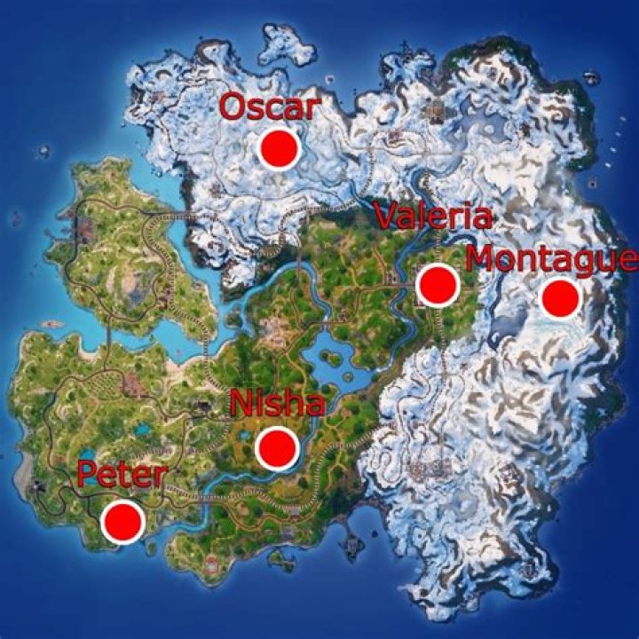 Where are all the bosses in fortnite