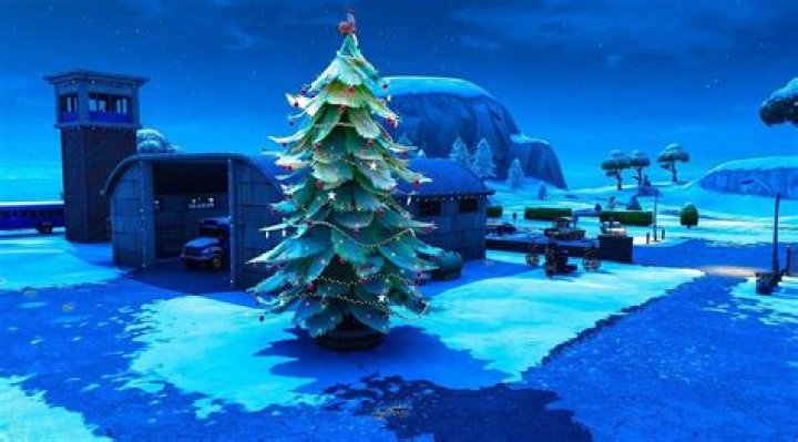 Where are all the christmas trees in fortnite