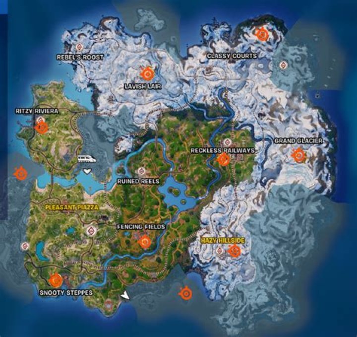 Where are all the color bottles in fortnite