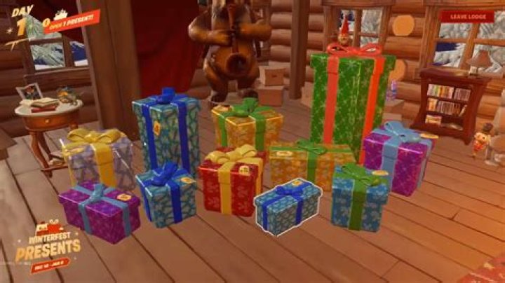Where are all the fortnite presents