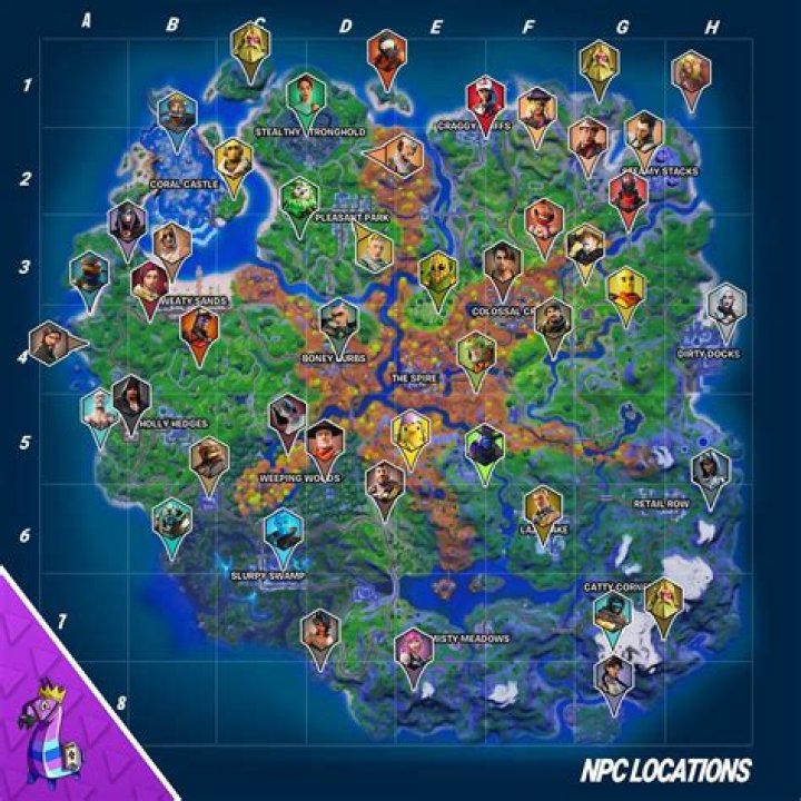 Where are all the npc’s in fortnite season 6