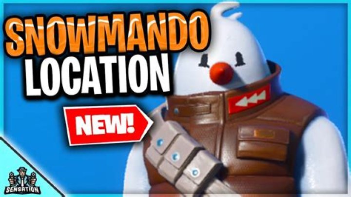 Where are all the snowman outpost in fortnite