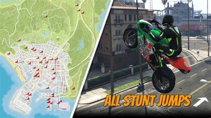 Where are all the stunt jumps in gta online