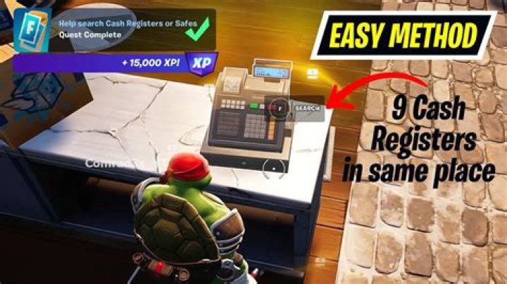 Where are cash registers in fortnite